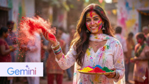 Ultra Photorealistic Holi Portrait Using Gemini AI (Step-by-Step Prompt Guide)